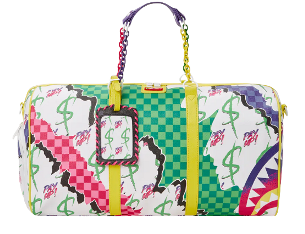 Sprayground Dreamy Technicolor Duffle Bag | WHAT’S ON THE STAR?