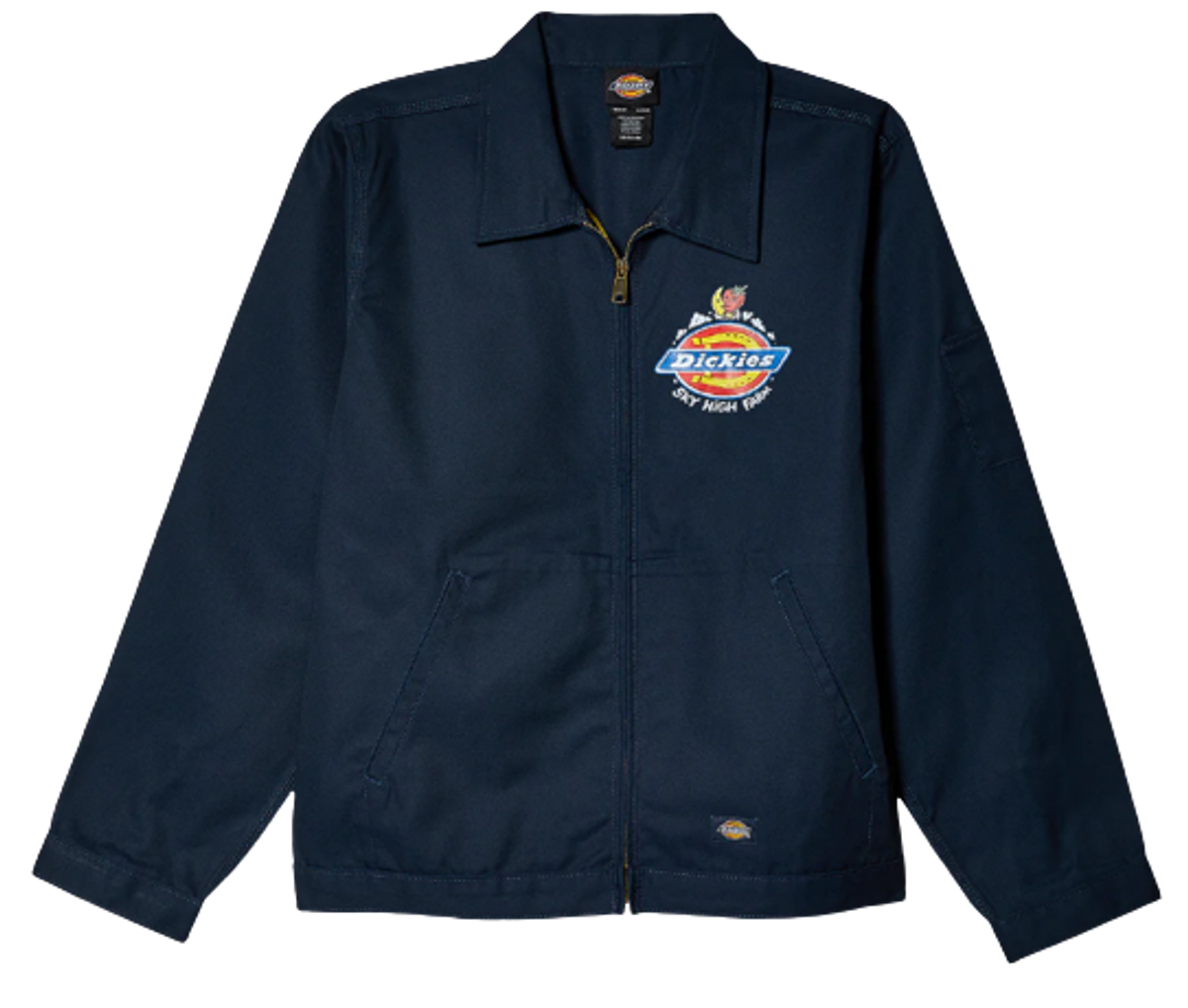 Dickies × Sky High Farm Workwear Embroidered Eisenhower Dark Navy Jacket