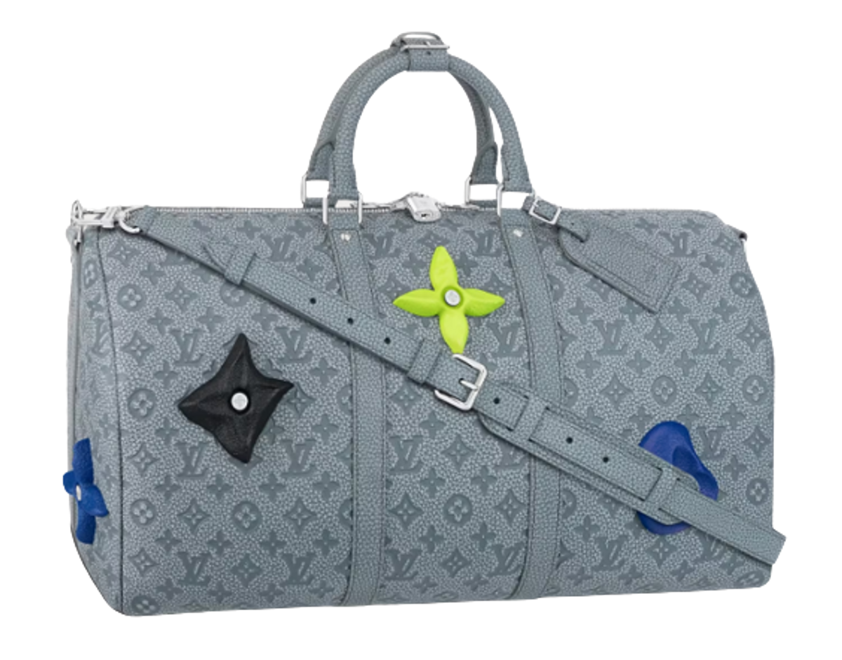 Louis Vuitton Keepall Bandouliere 50 Grey Bag