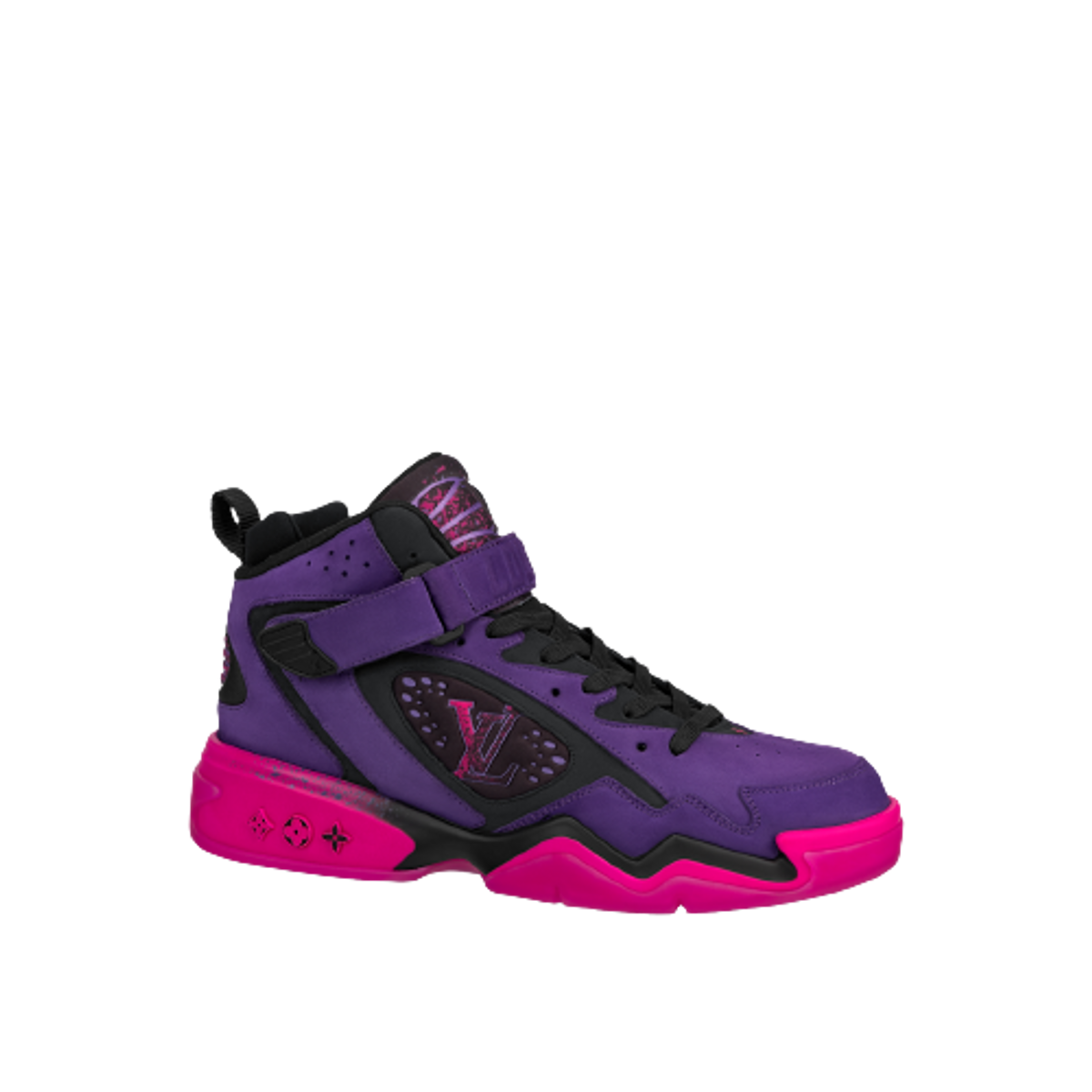 Louis Vuitton Purple & Pink LV Trainer 2 Sneakers