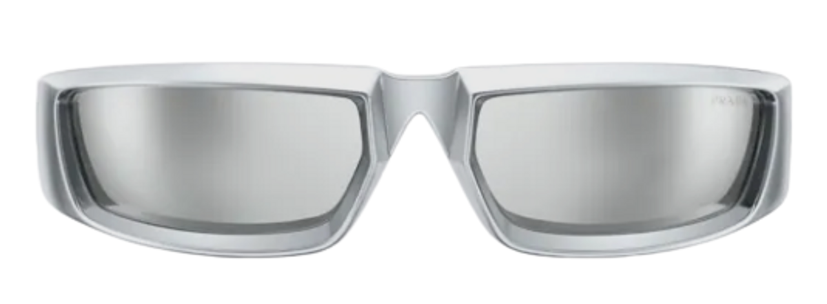 prada silver glasses
