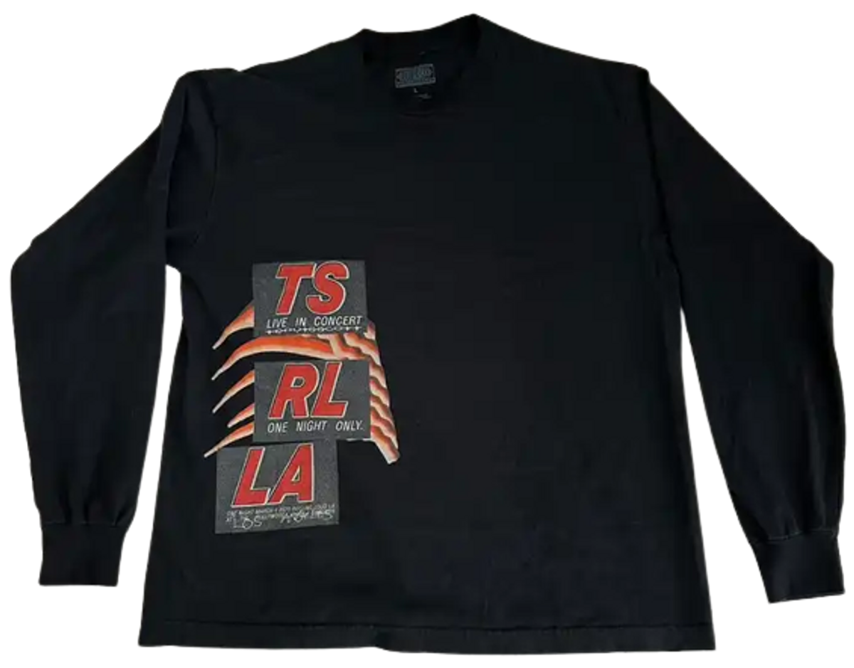 Travis Scott Merch × Rolling Loud Merch Black Logo Sweatshirt