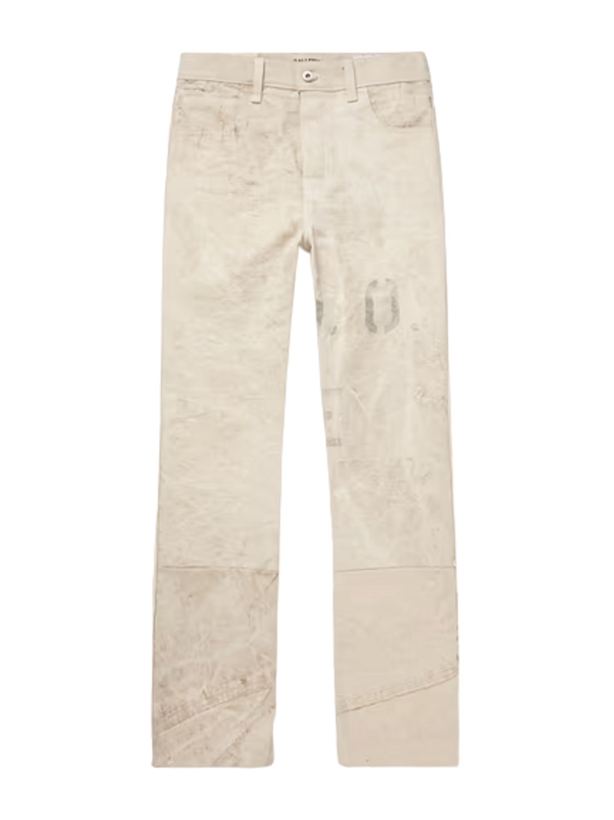 Gallery Dept. Ecru Logan Bootcut Cotton-Canvas Trousers