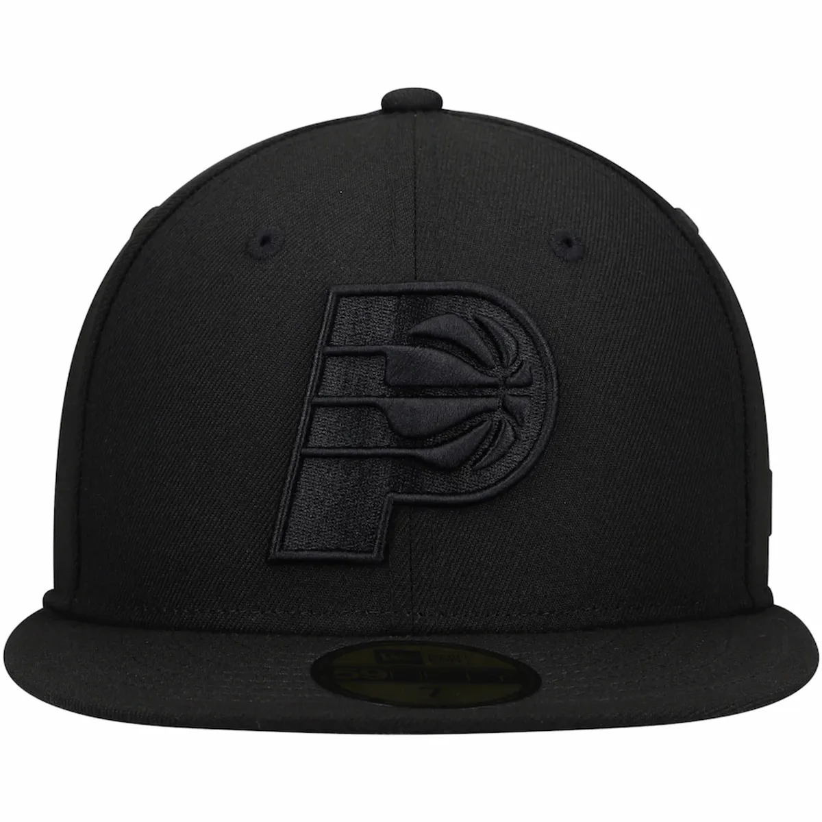 New Era Indiana Pacers Black On Black 59FIFTY Fitted Hat