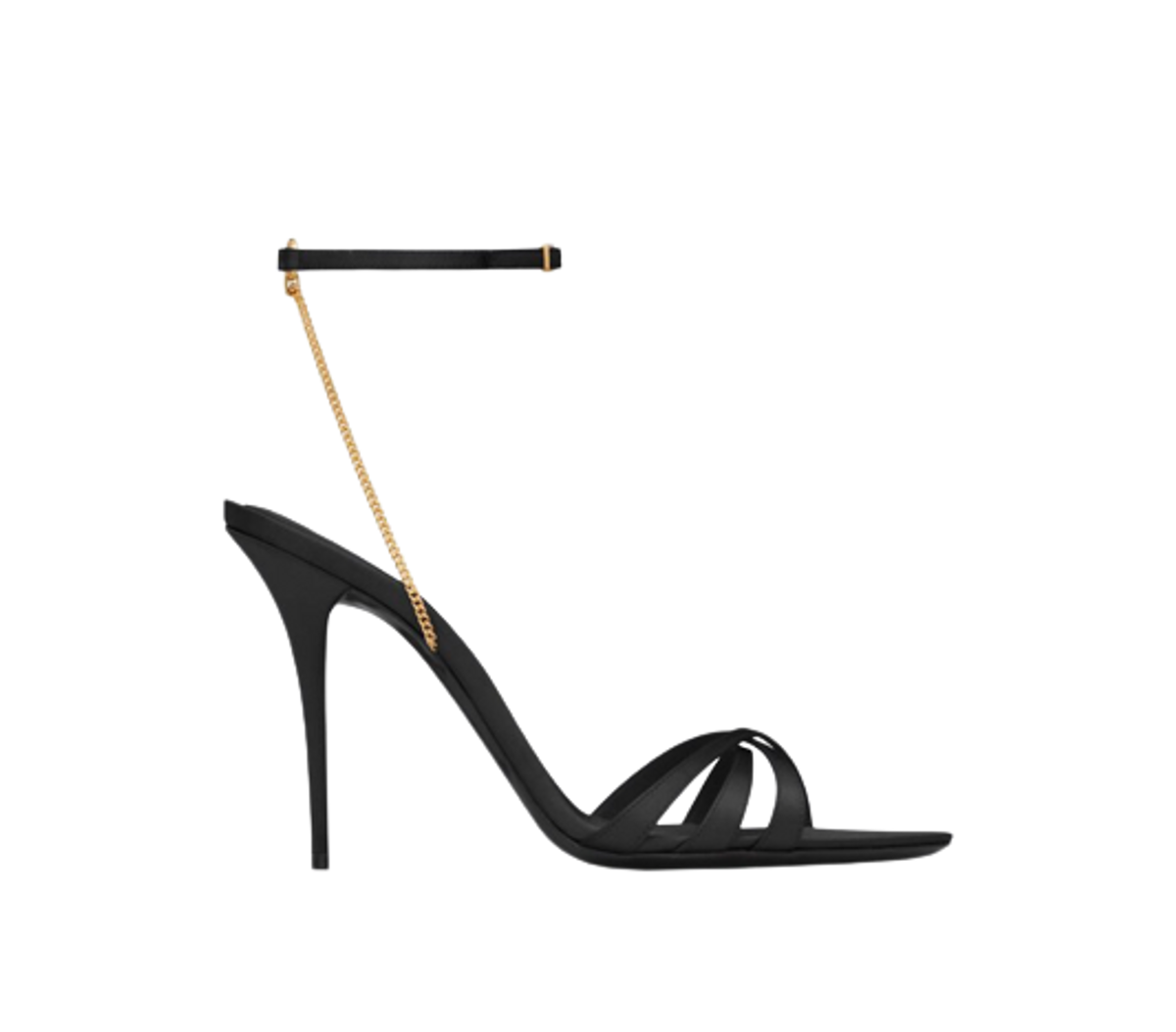 Saint Laurent Crepe Satin Melody Sandals