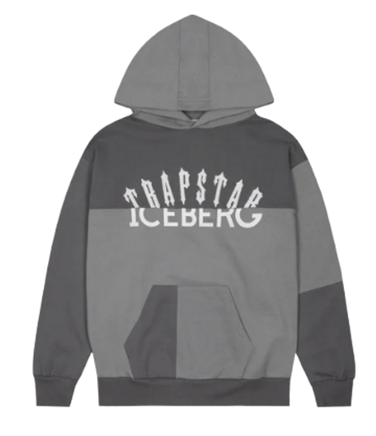 Iceberg × Trapstar Deconstructed Two Logo Hoodie