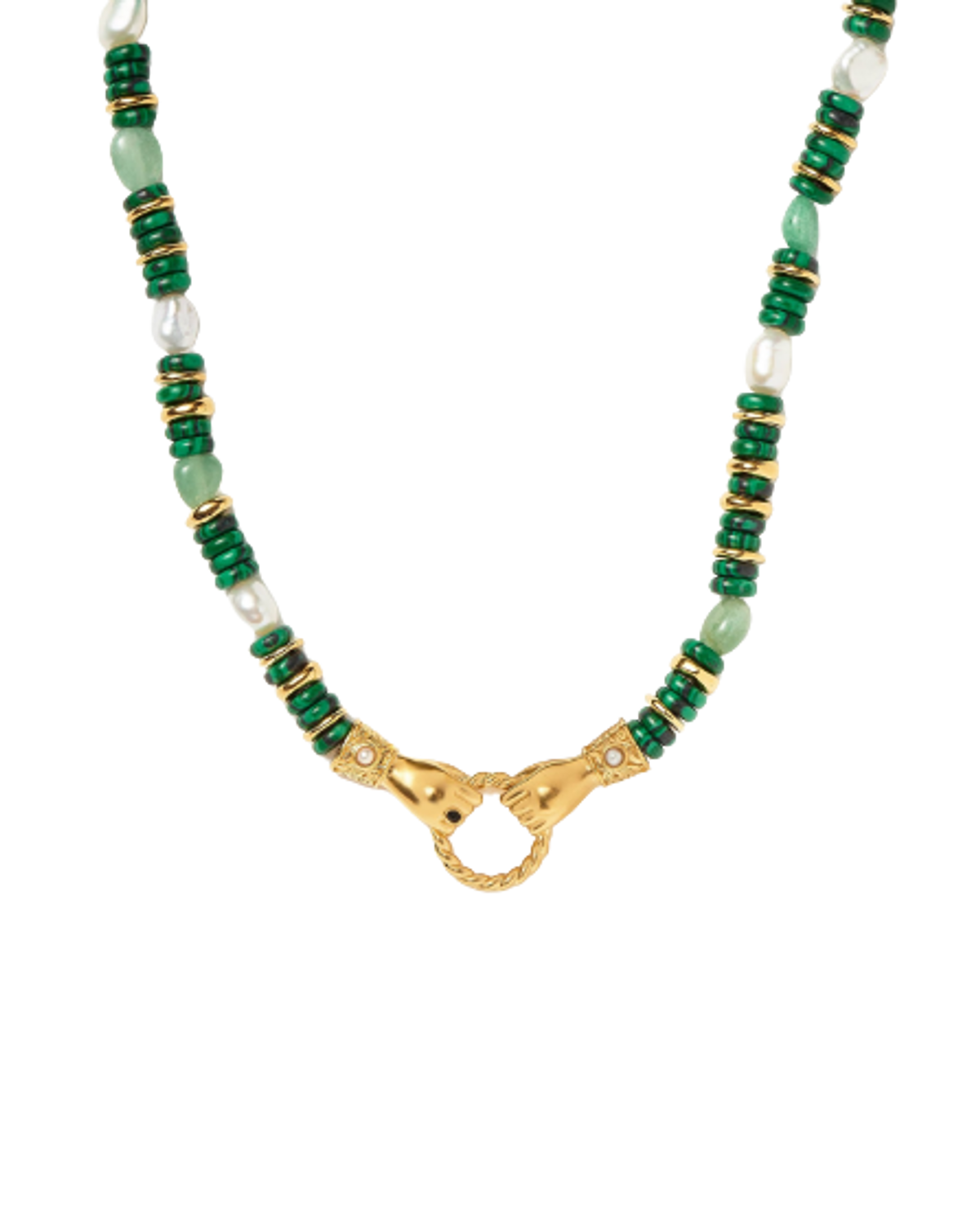 Missoma Hands Chunky Beaded Gemstone Necklace