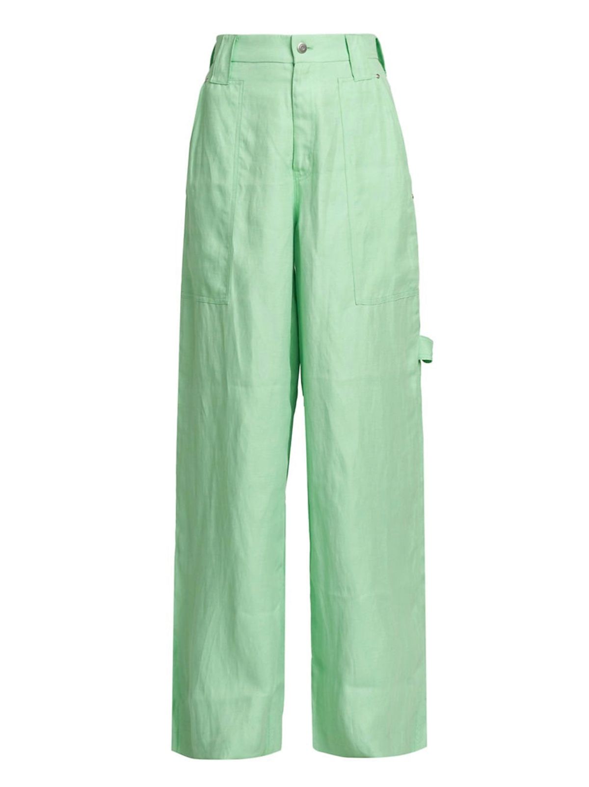 Stella McCartney Fluid Twill Linen Trousers