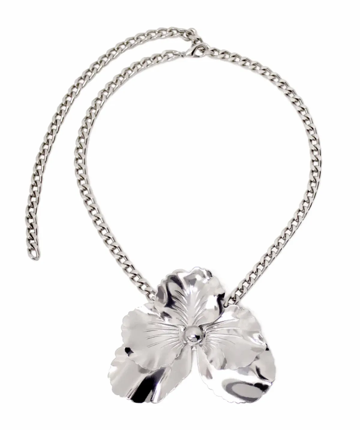 David Koma Metal Iris Necklace