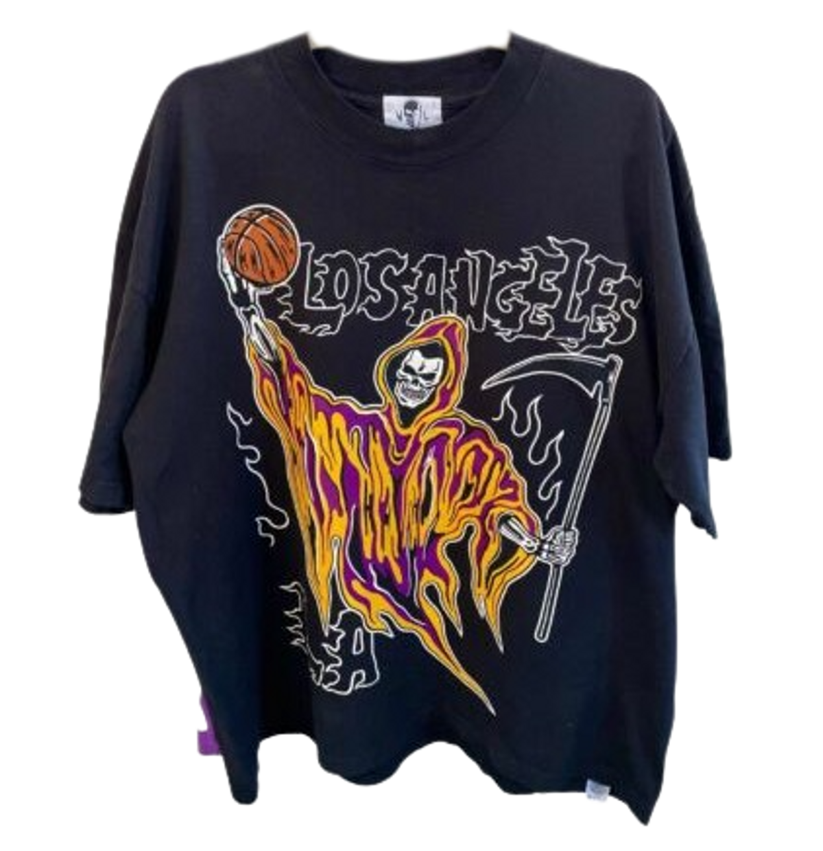 Warren Lotas Kobe Lebron Black Logo T-Shirt