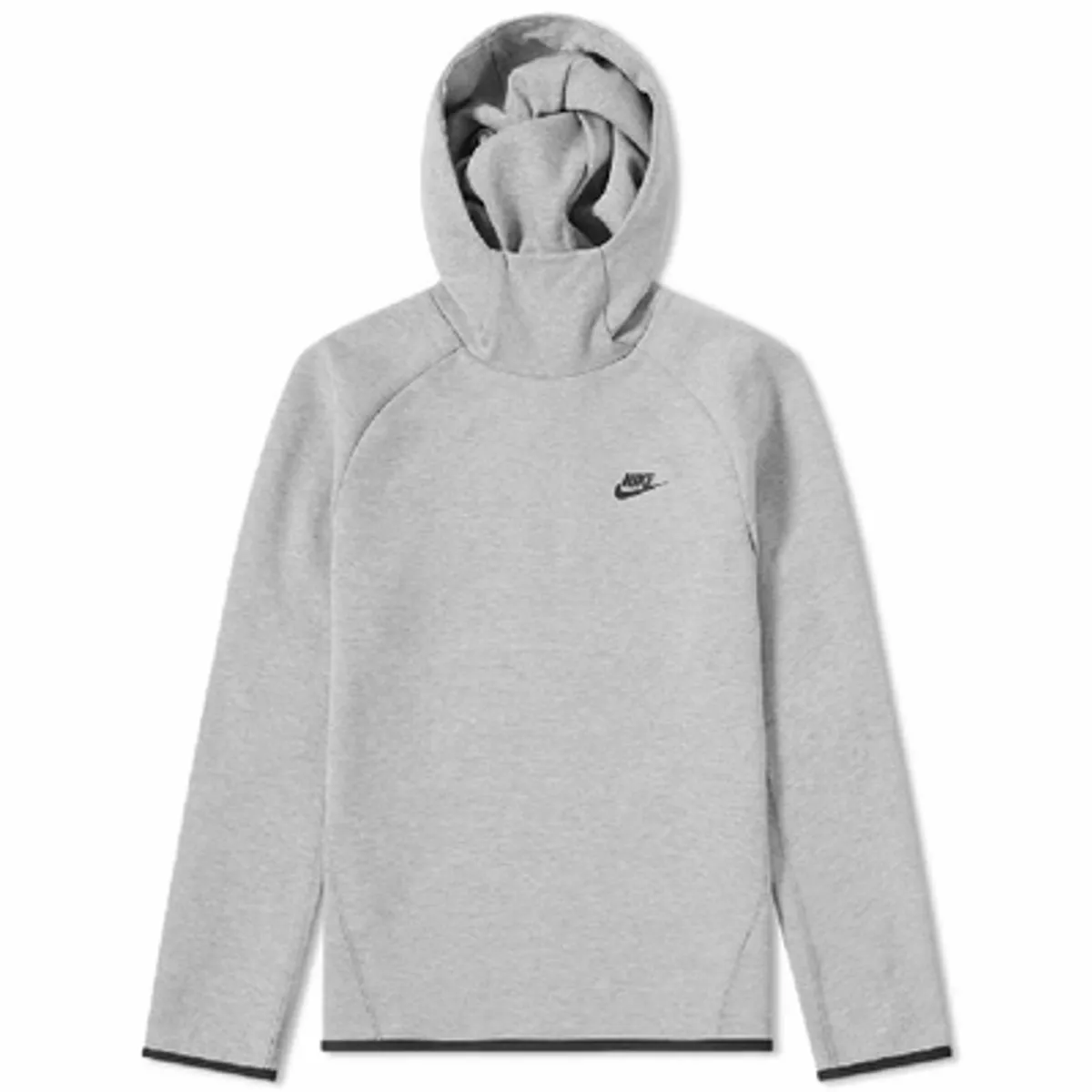 Nike Tech Fleece Popover Grey Hoodie