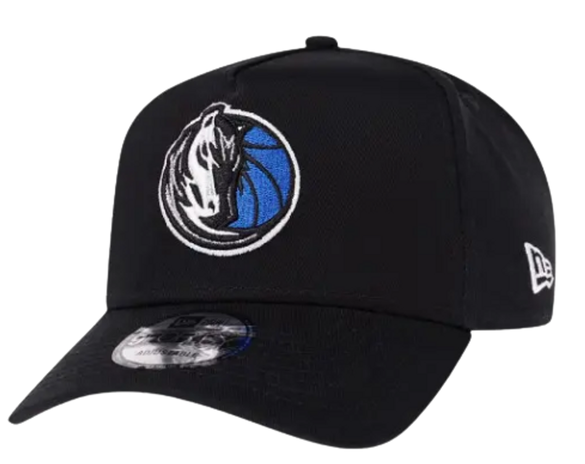 New Era Dallas Mavericks Black 9Forty a Frame Snapback Hat