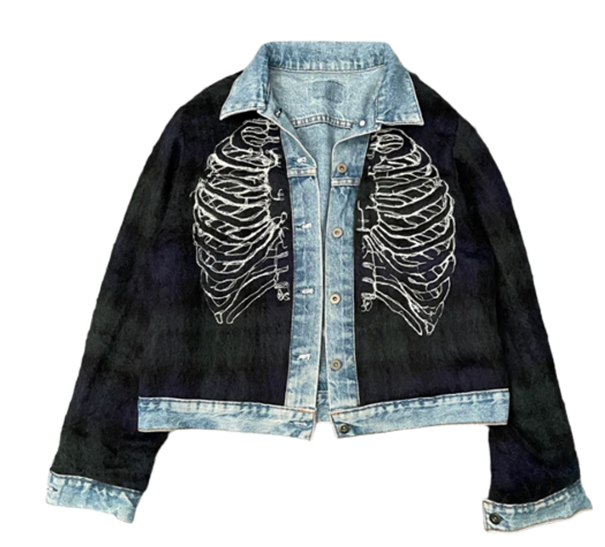 Defective Garments × Reclaimed Mohair Reversible Trucker Jacket