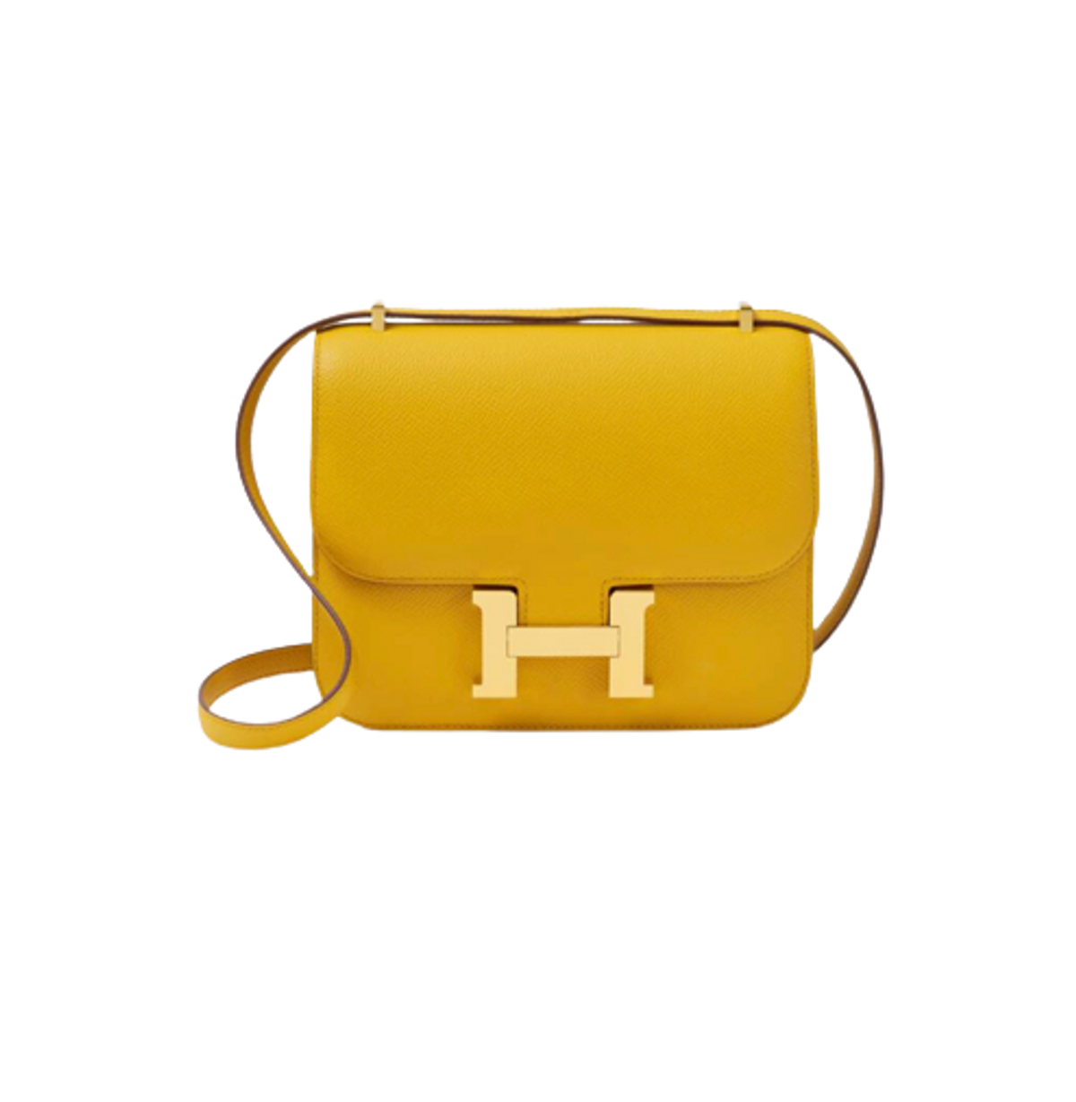 Hermes Jaune Epsom Mini Constance Bag