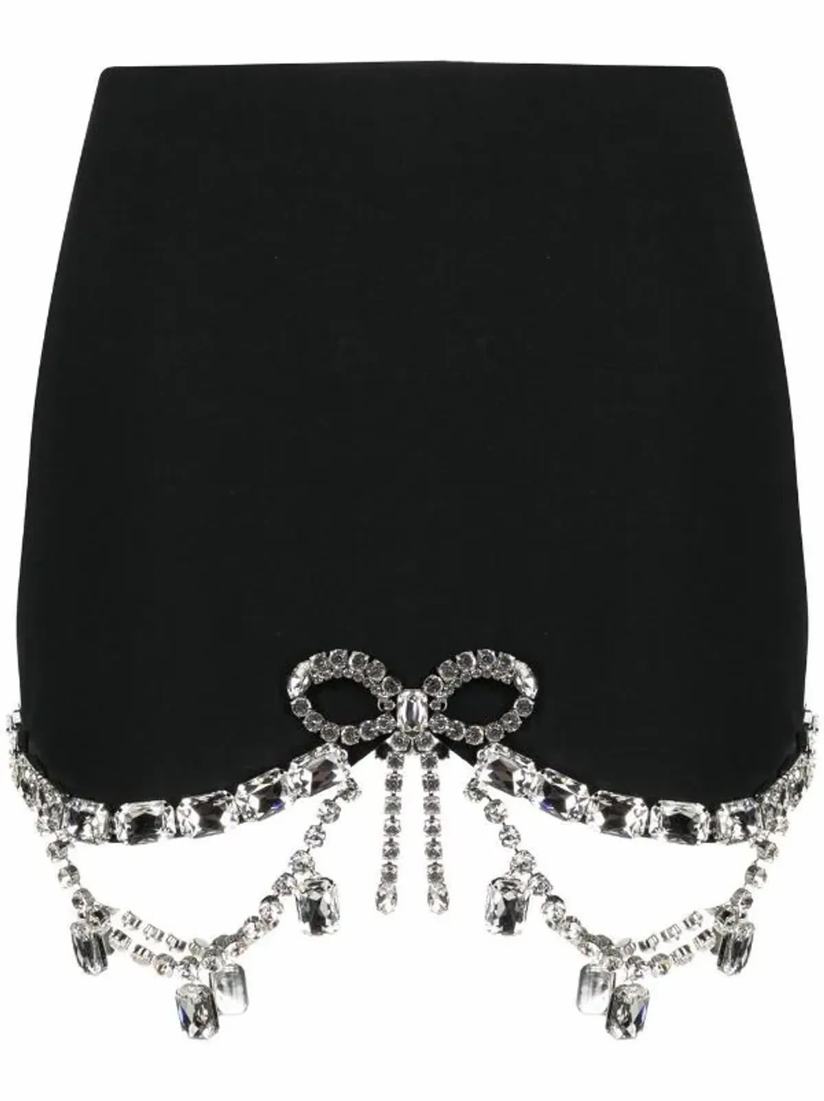 Area Crystal-Embellished Mini Skirt