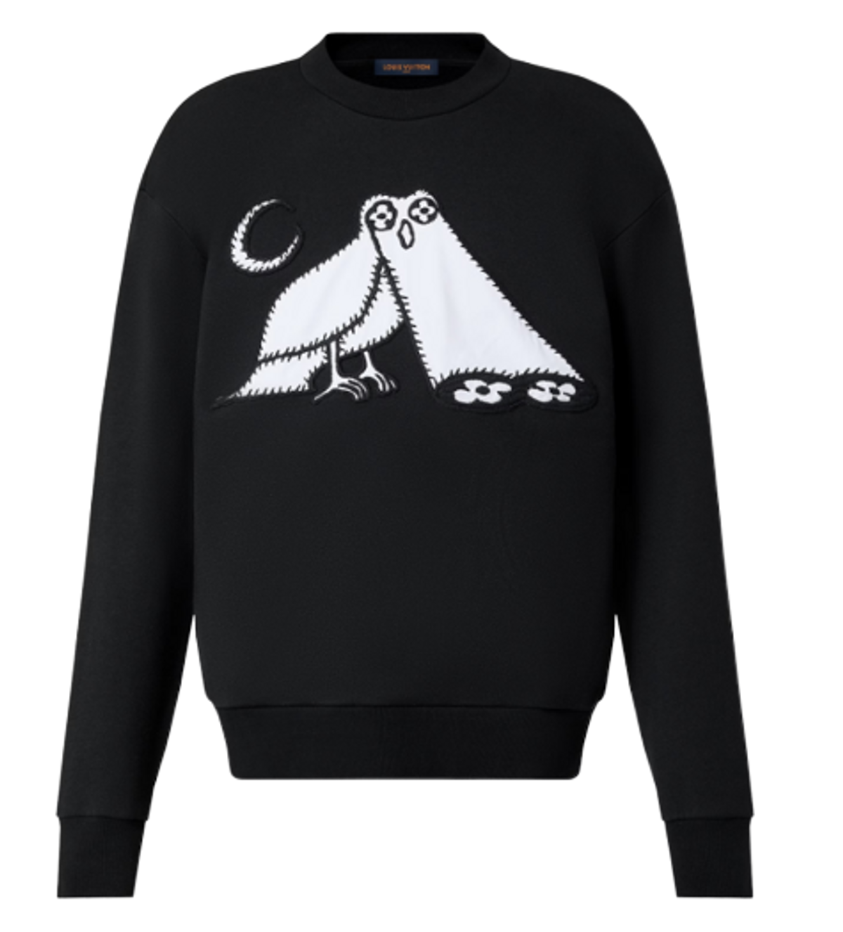 Louis Vuitton Comics Owl Black Patch Crewneck