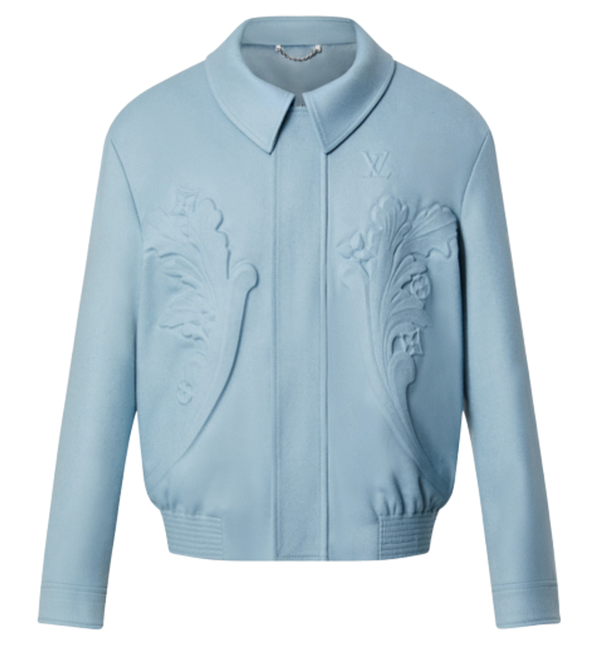 Louis Vuitton Metal Grey Ornaments Blouson