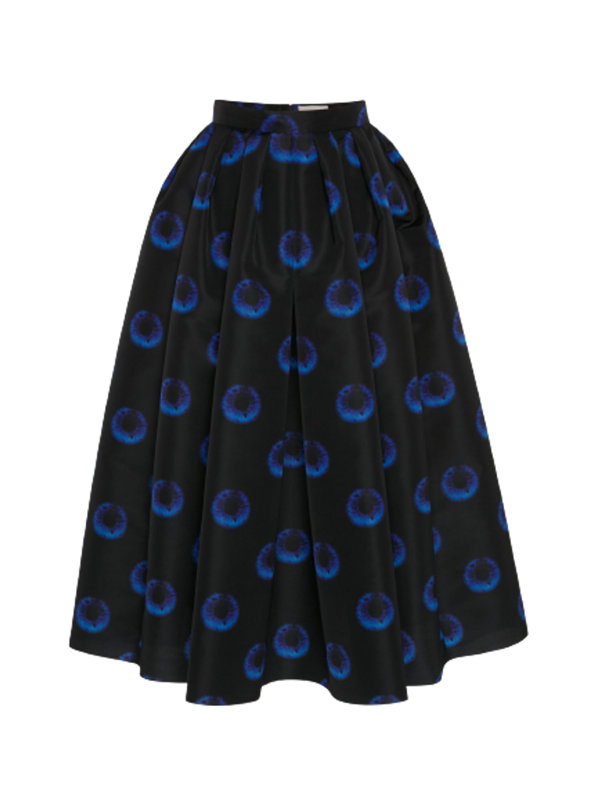 Alexander McQueen Iris Gathered Midi Skirt