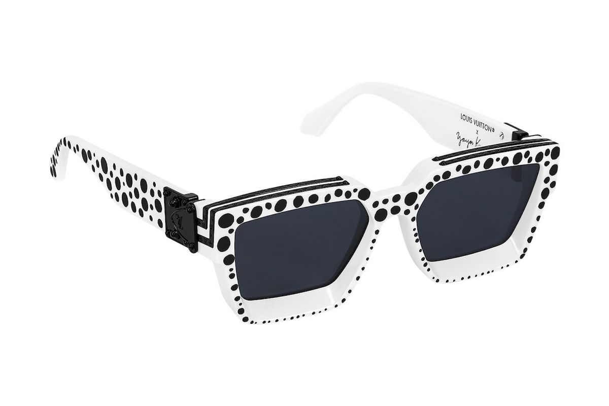 Louis Vuitton Pre-owned X Yayoi Kusama 1.1 Millionaires Infinity Dots White Black Sunglasses