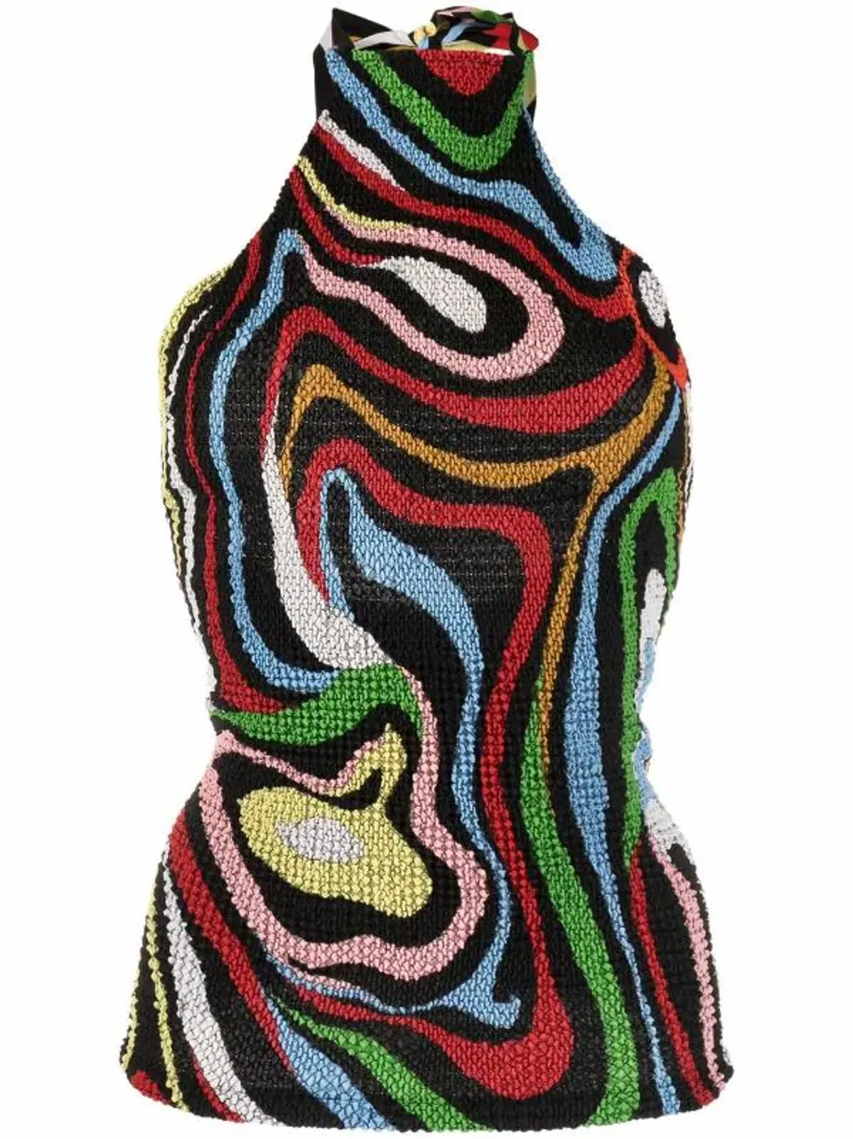 Emilio Pucci Marmo-Print Sleeveless Top