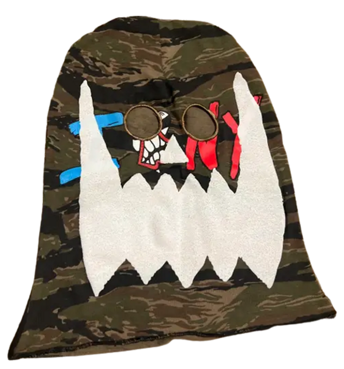 Chrome Hearts × Asspizza Camo Logo Mask