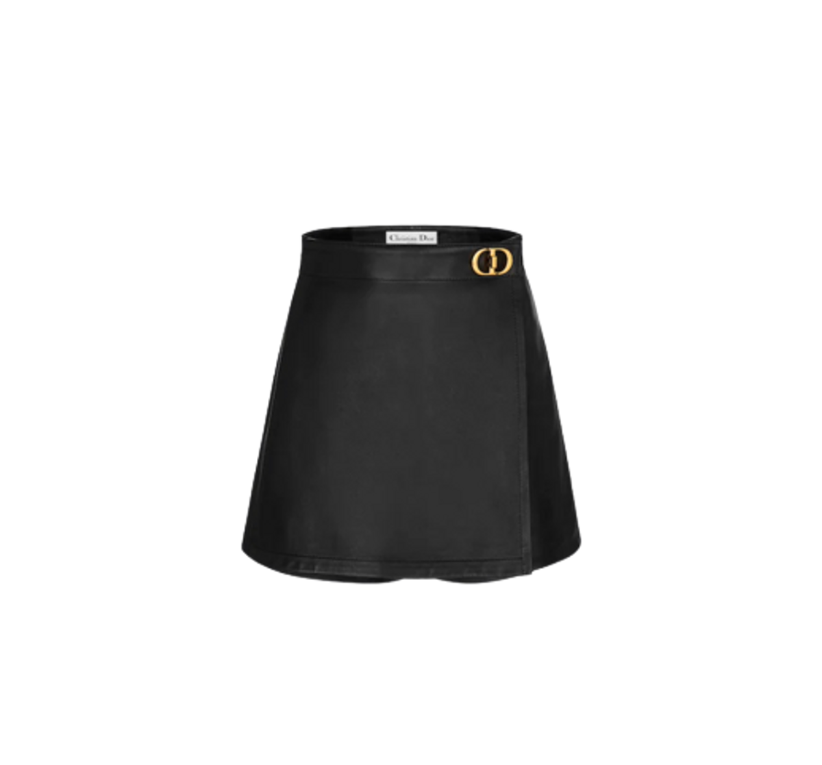 Dior Buckle Black Skort