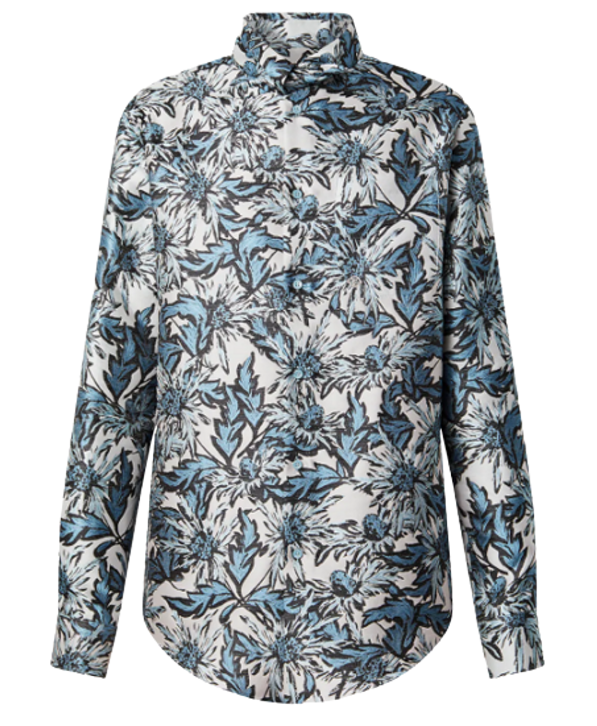 Louis Vuitton Thistle Knotted Collar Shirt