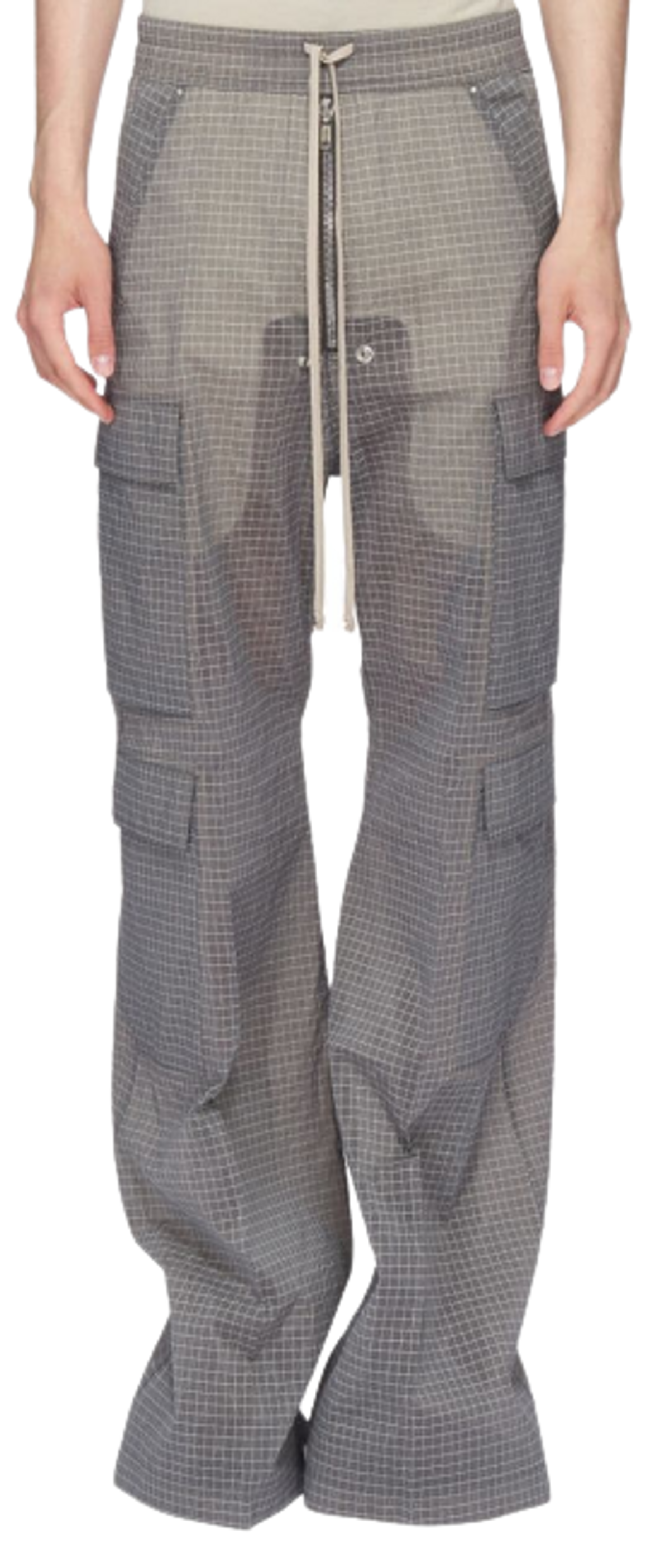 Rick Owens Cargobelas Black Pants