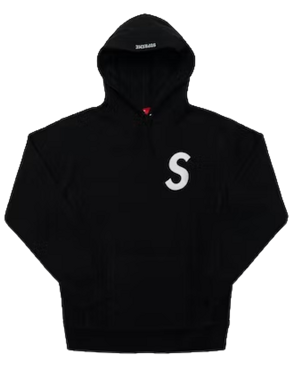 Supreme Black Logo Hooded Sweatshirt
