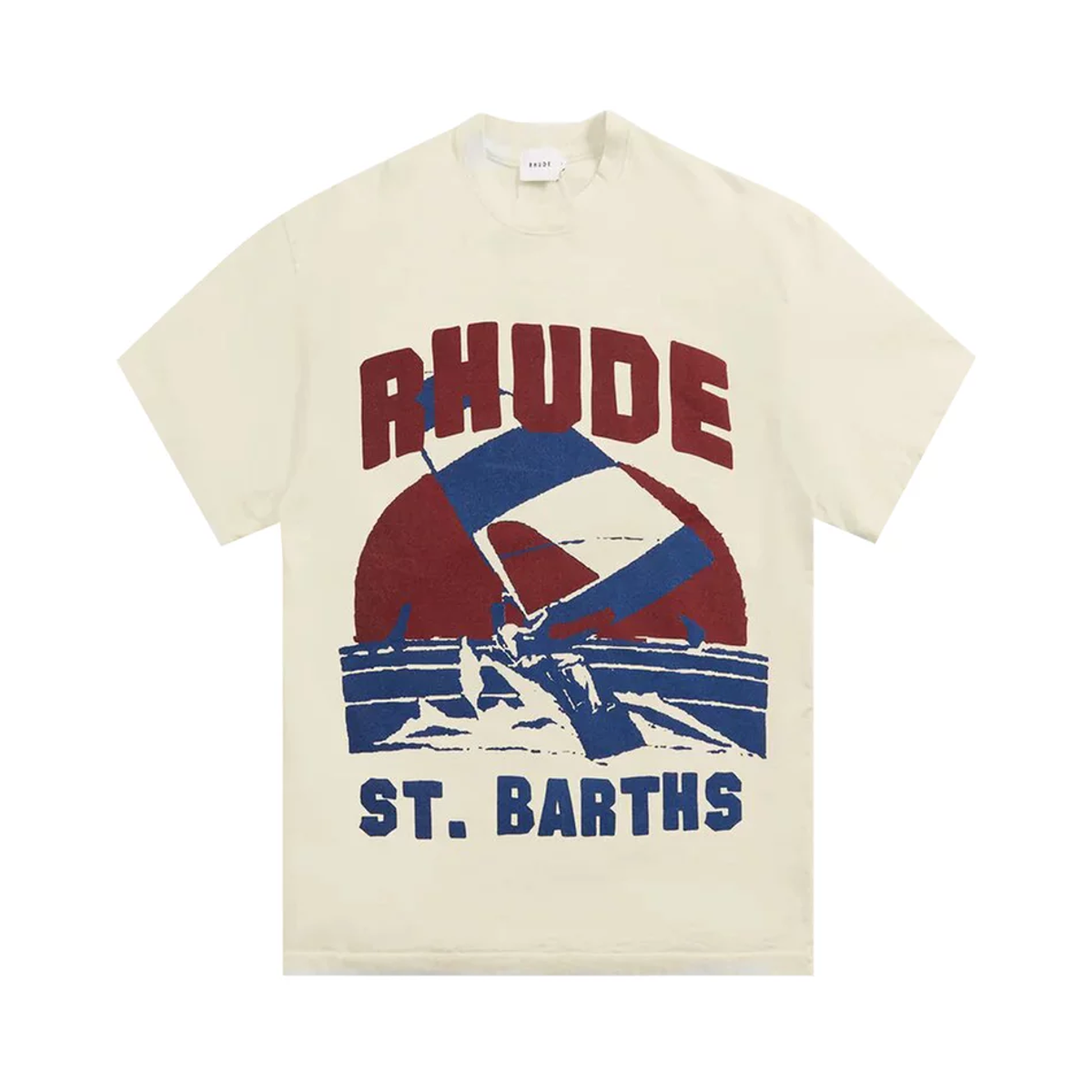 Rhude Vintage White Windsurf T-Shirt