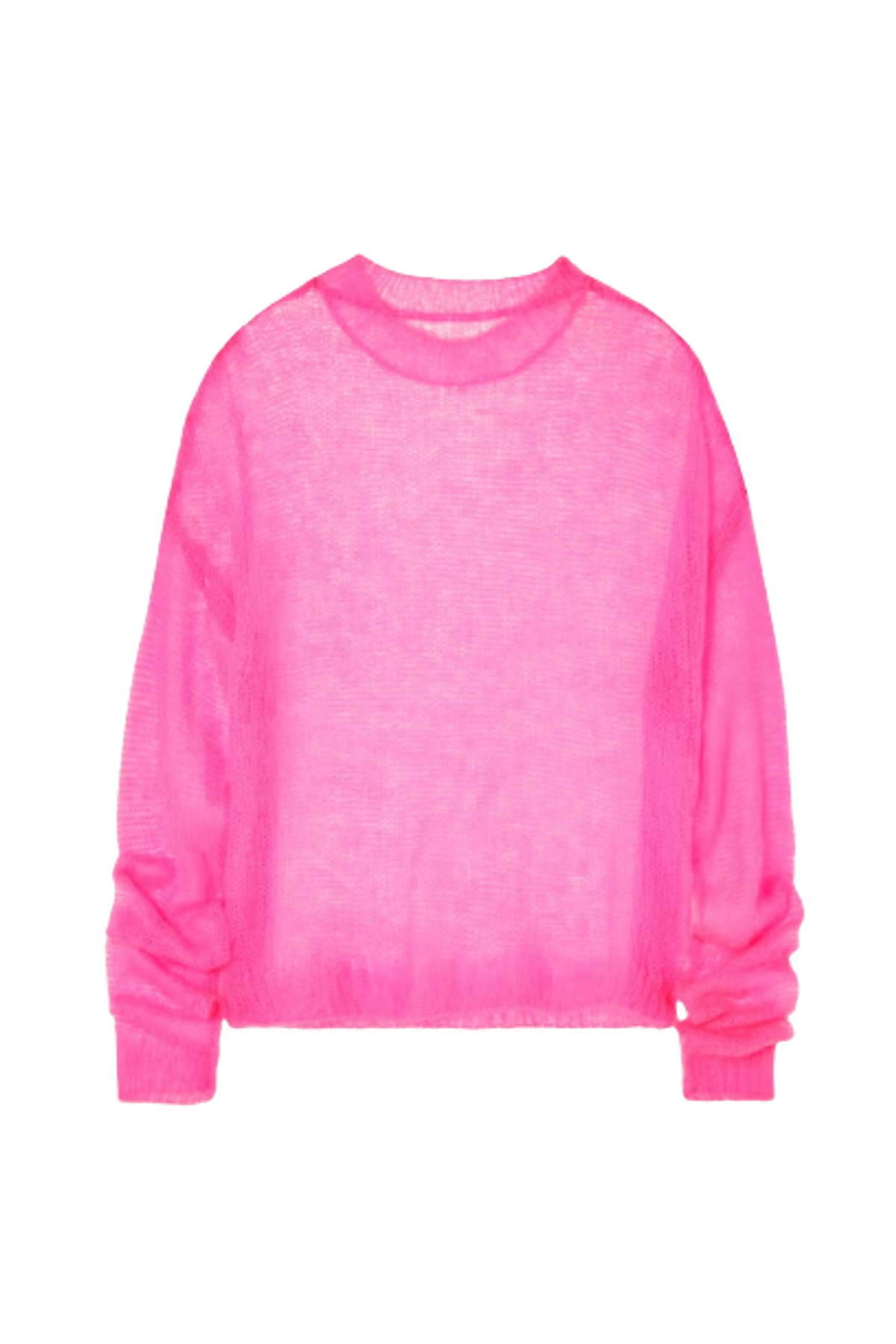 David Koma Neon Open-Knit Sweater