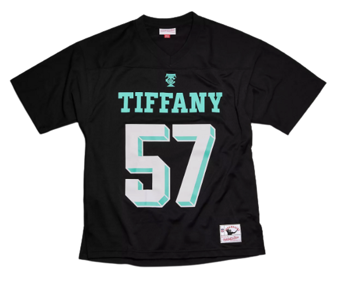 Mitchell & Ness × Tiffany&Co × NFL Black Logo Jersey