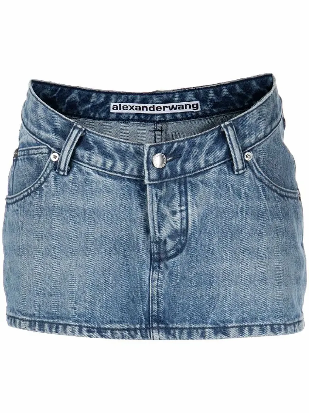 Alexander Wang Low-Rise Denim Skort