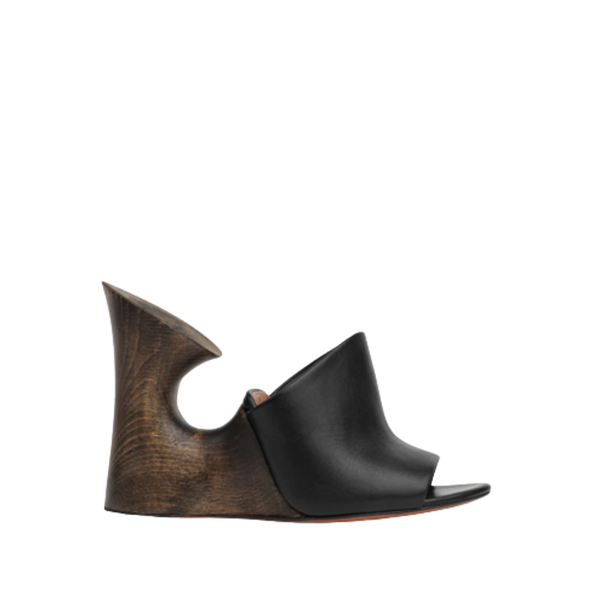 Alaïa Wood Calfskin La Sculpture Mules