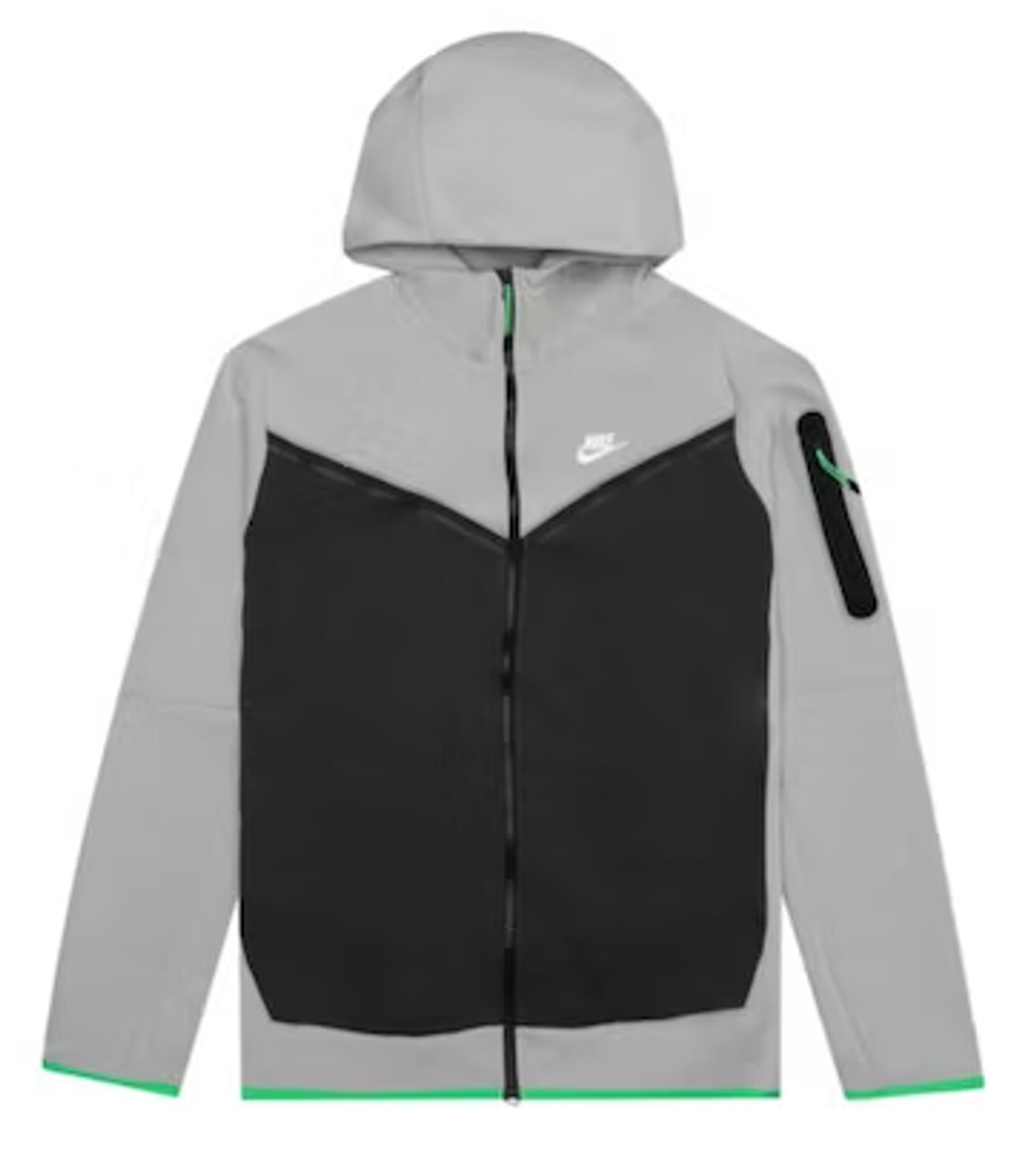 Nike Grey Tech Fleece Full Zip Hoodie