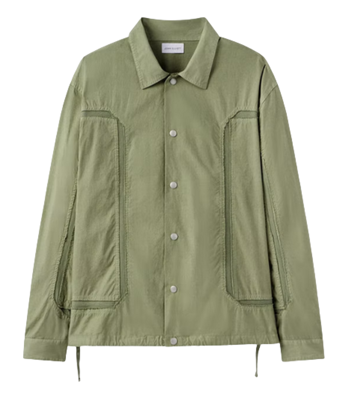 John Elliott Vintage Frame Olive Shirt