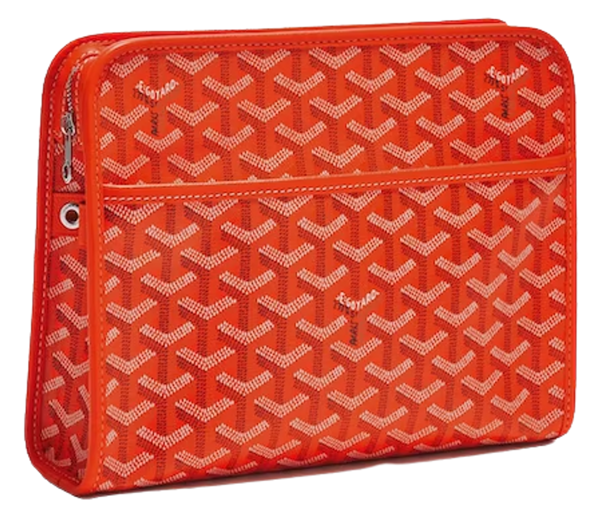 Goyard MM Orange Jouvence Toiletry Bag