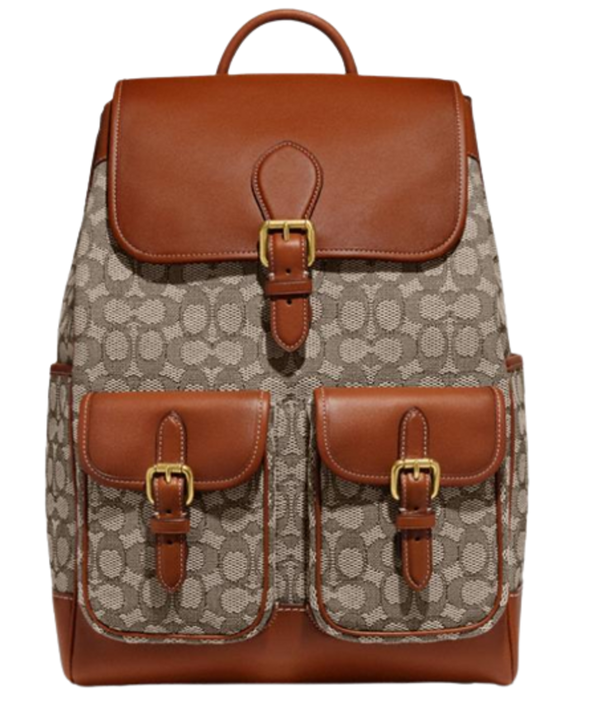 Coach Signature Textile Jacquard Frankie Backpack