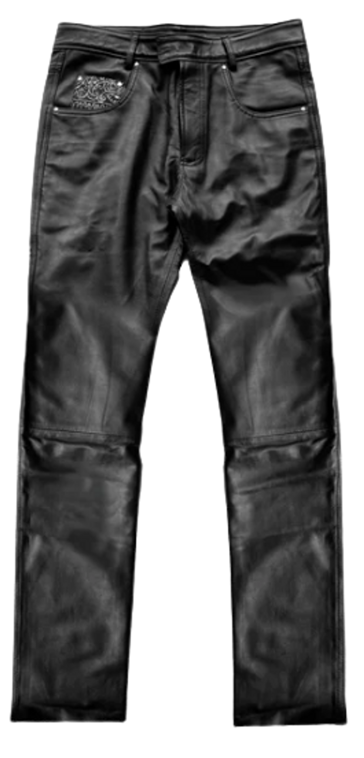 Askyurself Bandana Pocket Nappa Leather Pants