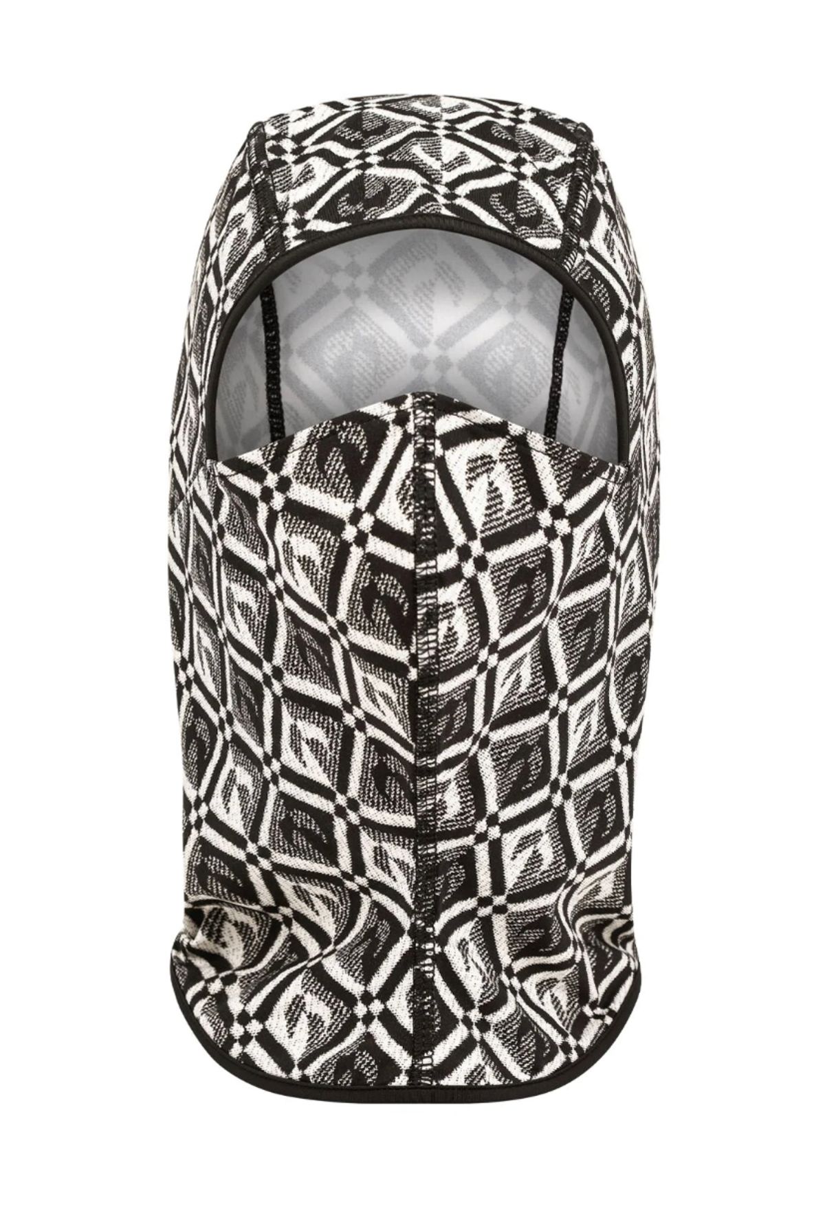 Marine Serre Black & White Moon Diamant Balaclava | WHAT’S ON THE STAR?
