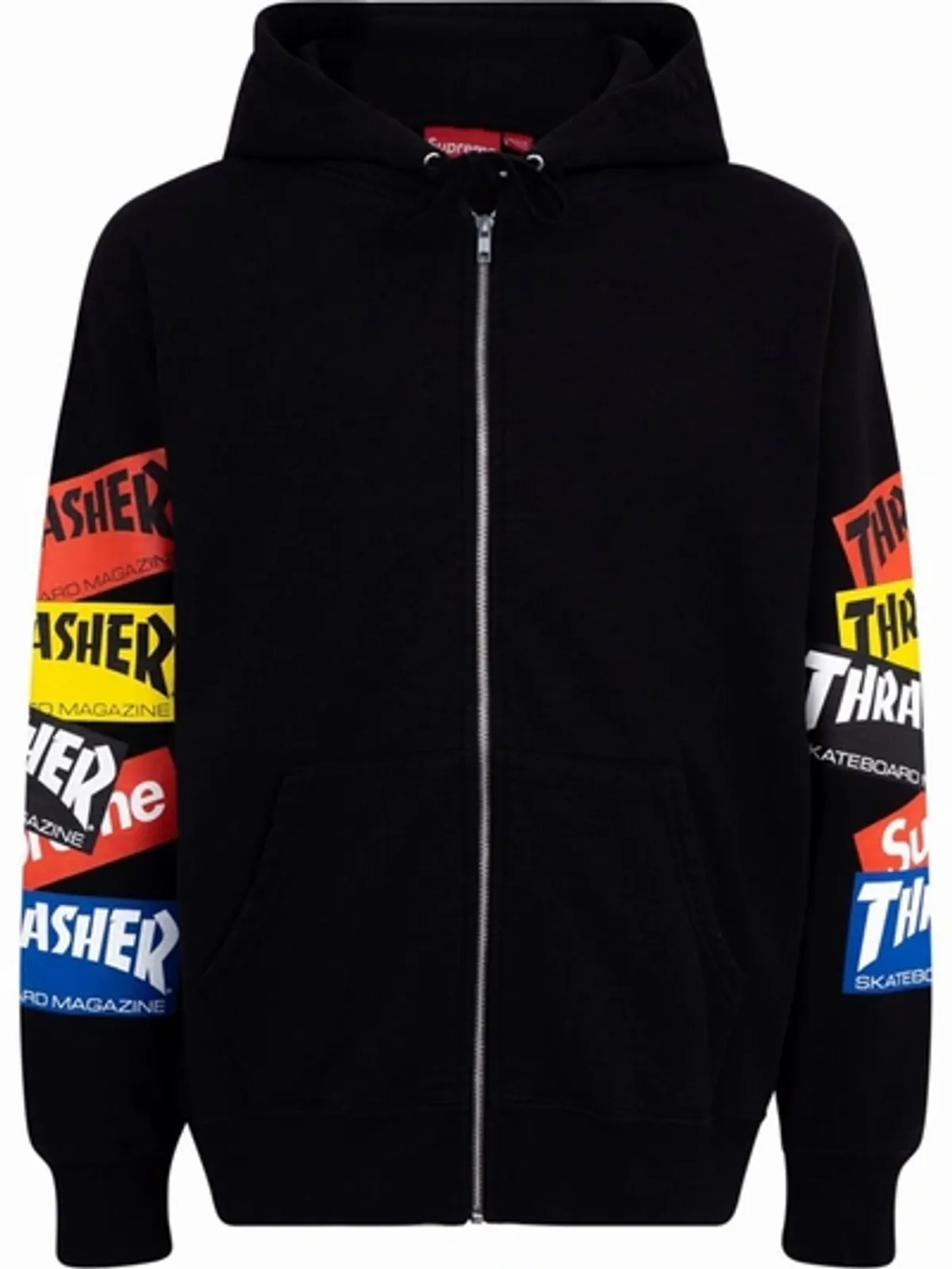 Supreme × Thrasher Zipup Hoodie In Schwarz WHAT’S ON THE STAR?