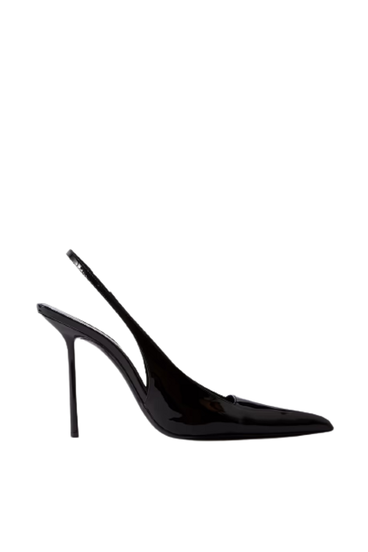 Saint Laurent Kiss Patent-Leather Slingback Pumps