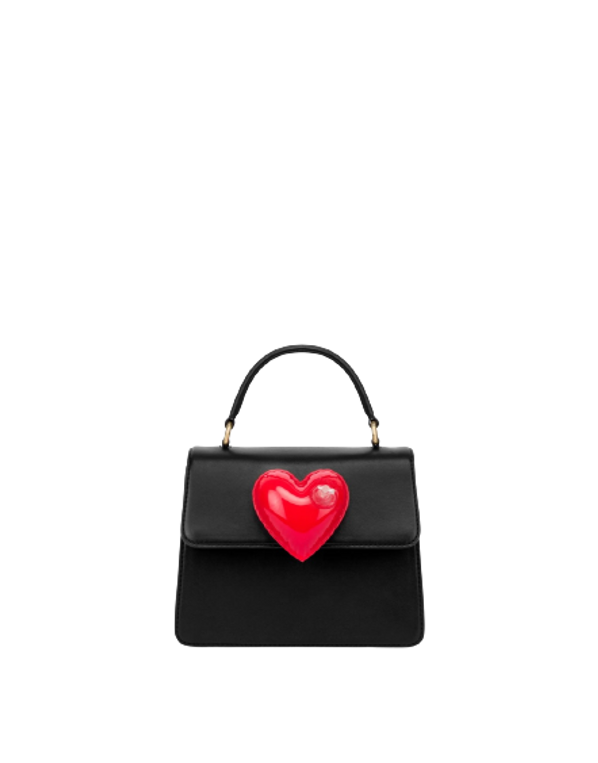 Moschino Infatable Heart Calfskin Handbag