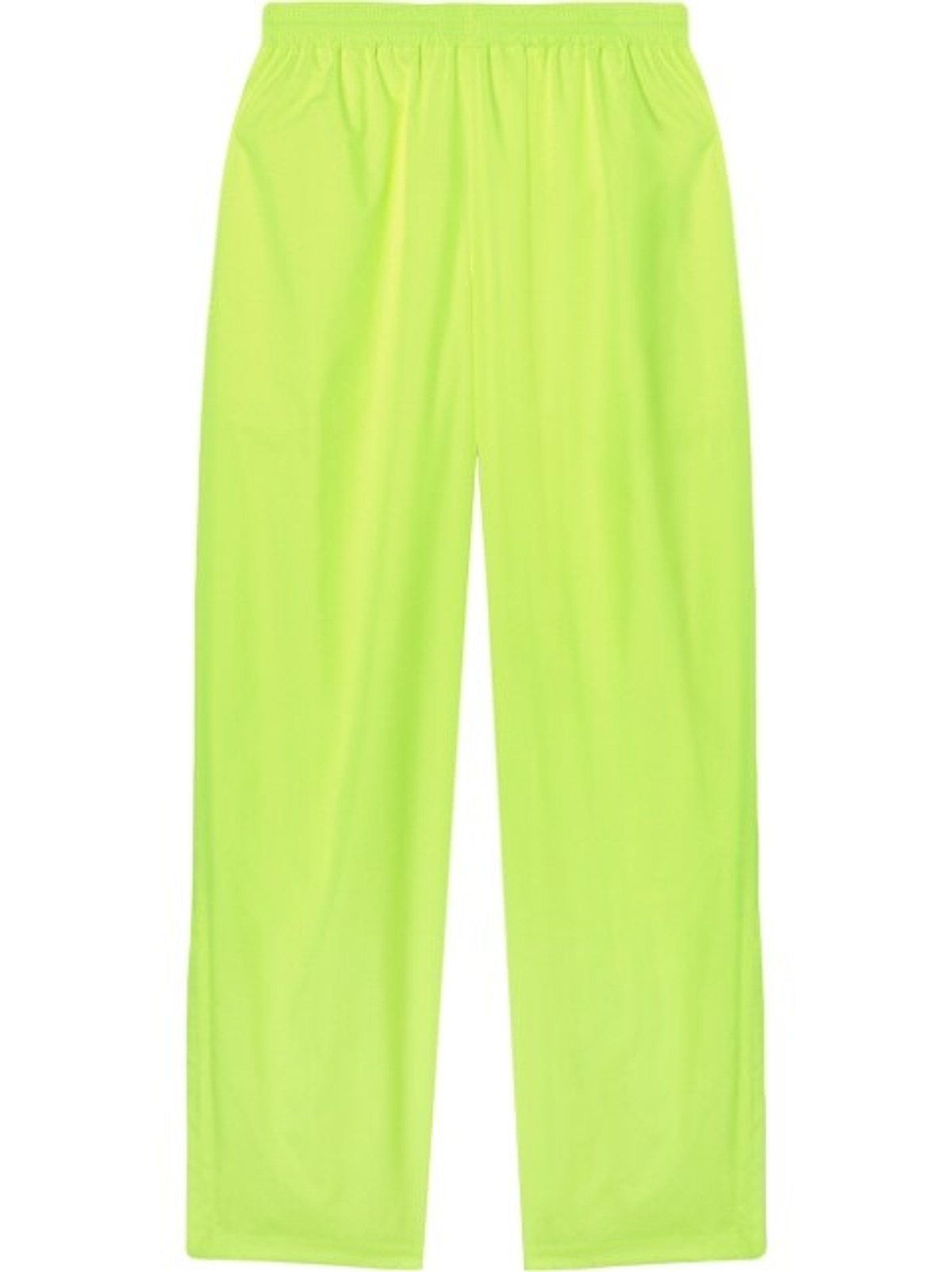 Balenciaga Elastic Waistband Neon Nylon Pants