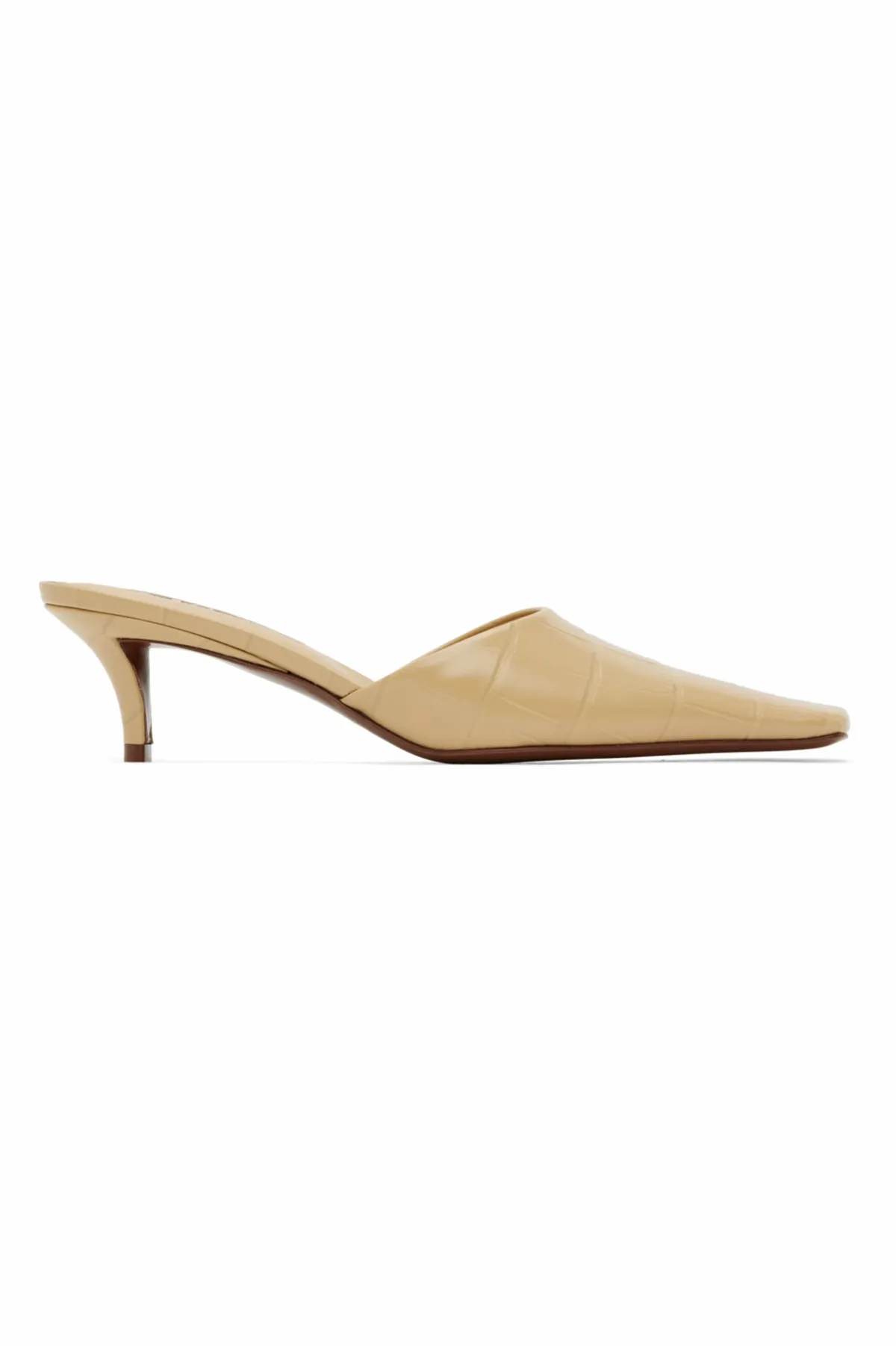 jil sander square toe flats