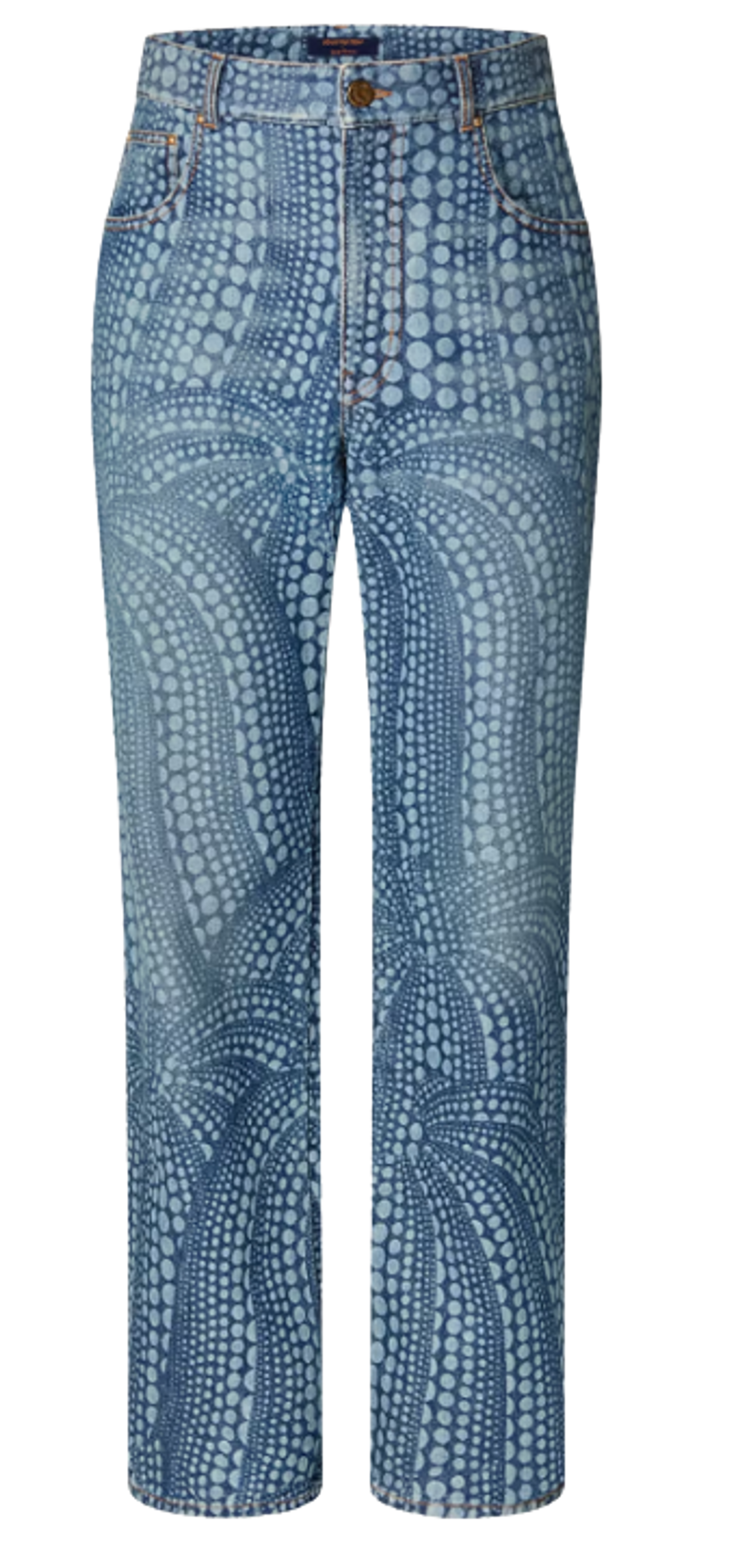 Louis Vuitton × Yayoi Kusama All Over Pumpkin Denim Pants