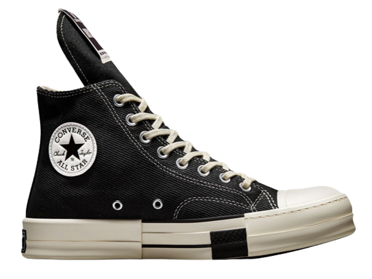 Converse × Rick Owens Black DRKSTAR Chuck 70 Sneakers