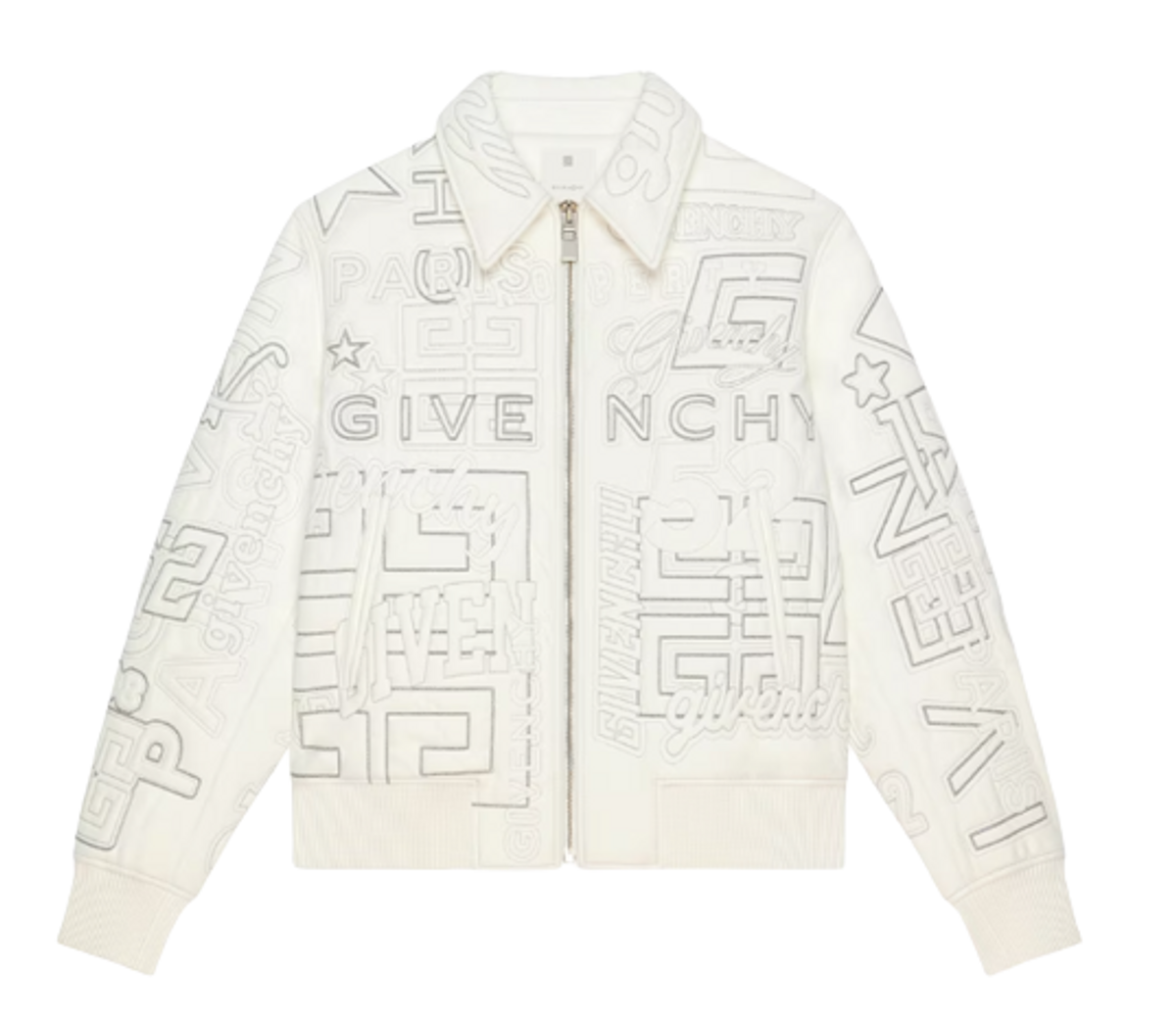 Givenchy Leather Quilted Bomber Jacket