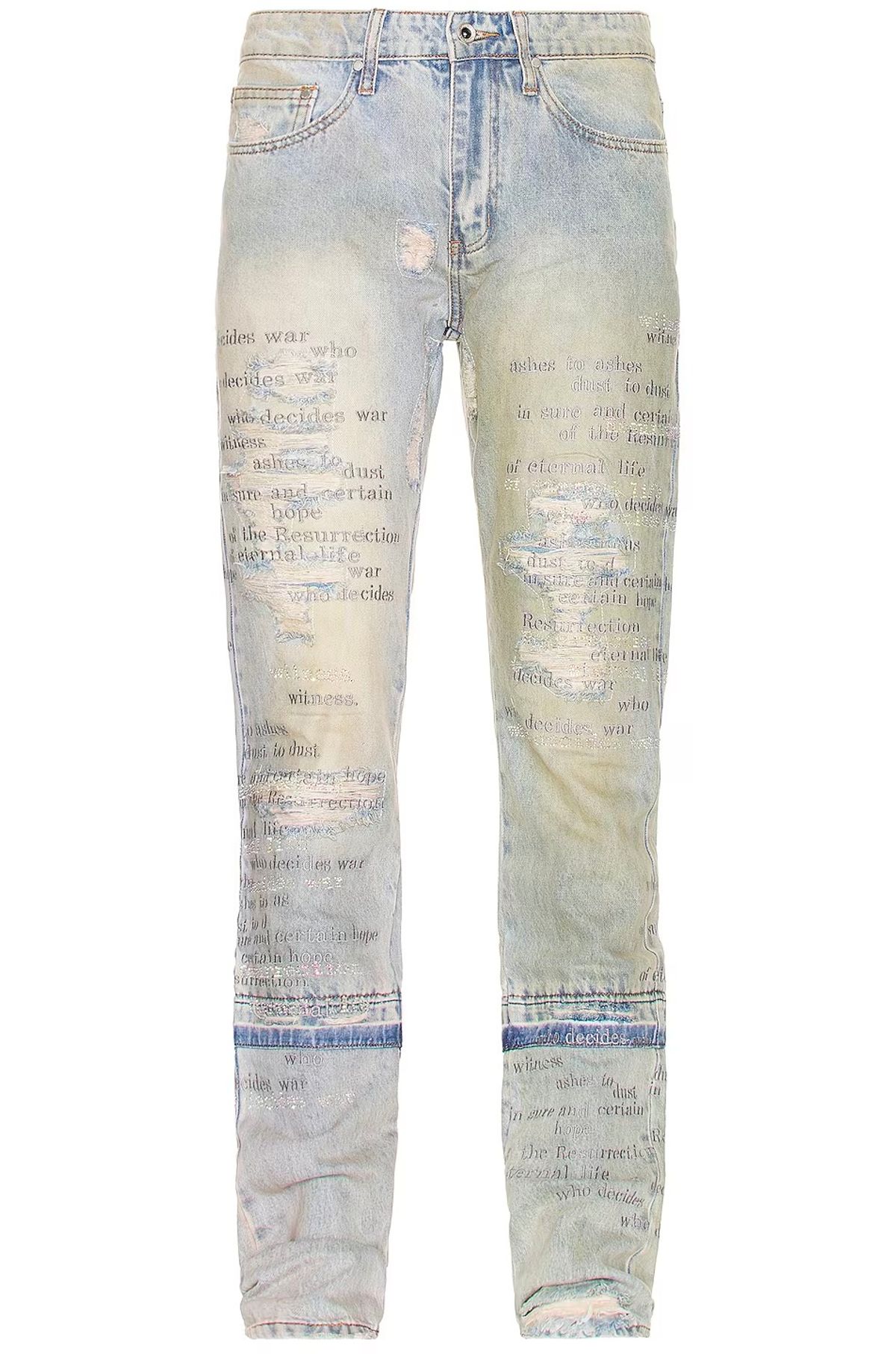 Who Decides War Blue Ashes To Ashes Jeans