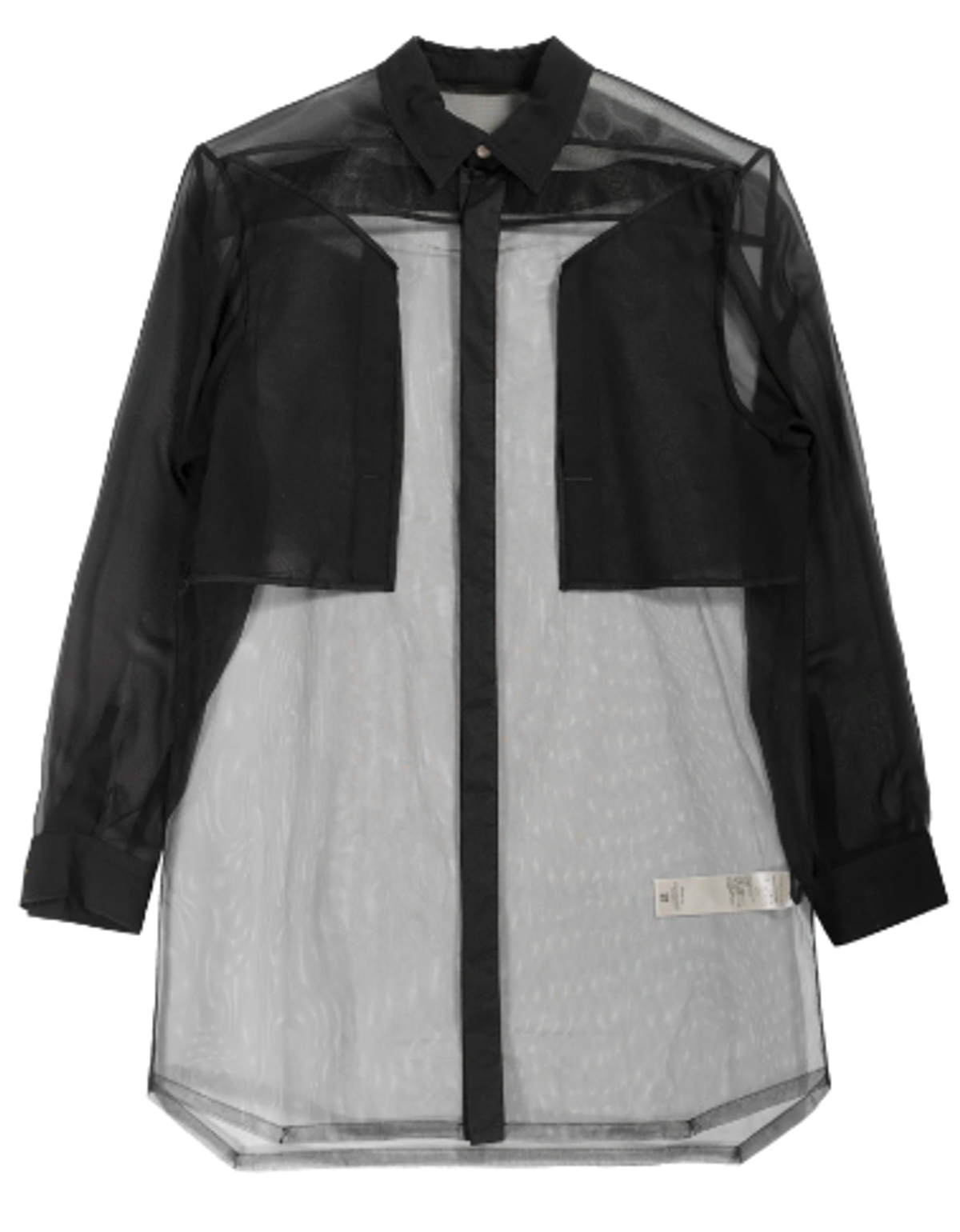 Rick Owens Black Fogpocket Jumbo Outershirt
